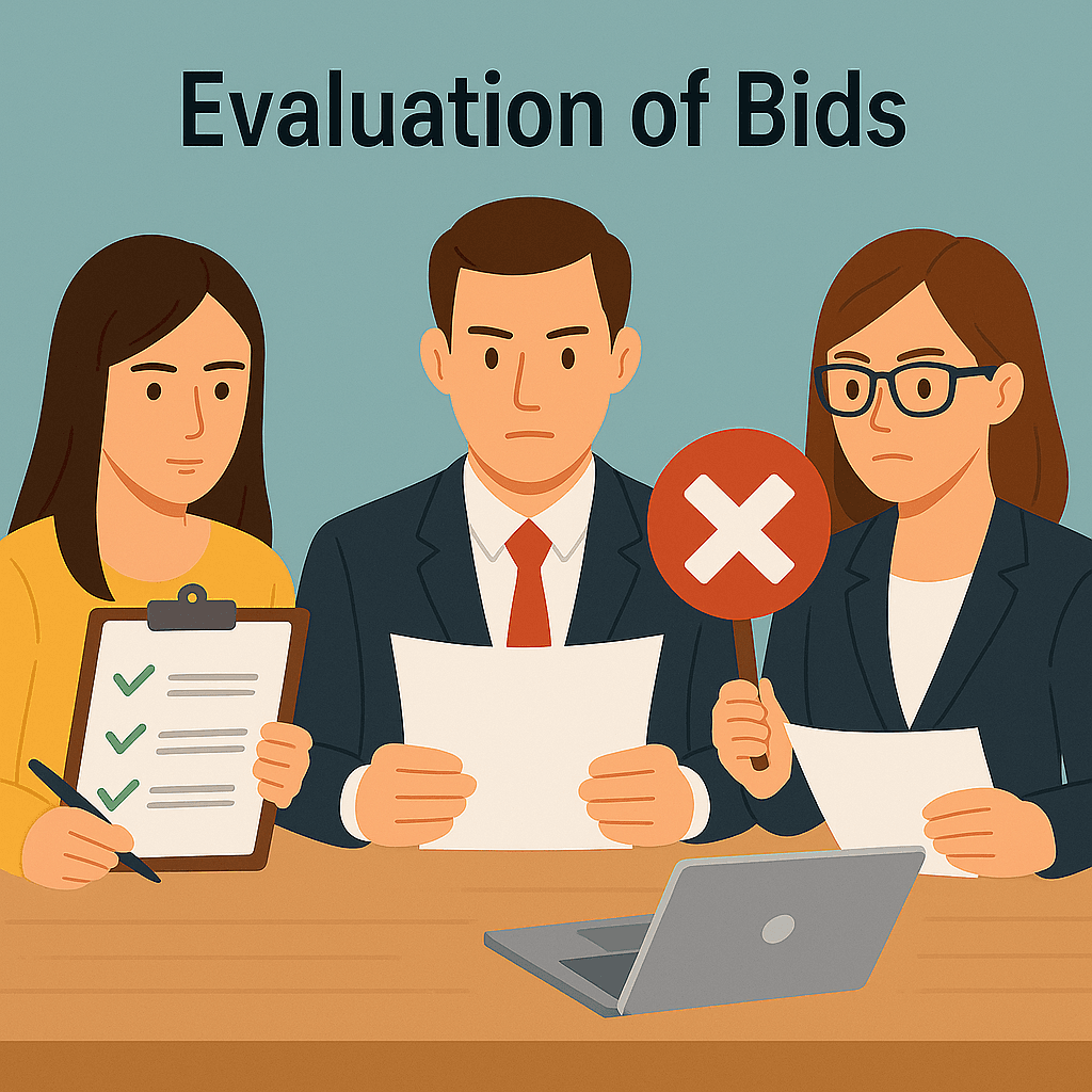 How easy is it to influence the evaluation of bids?