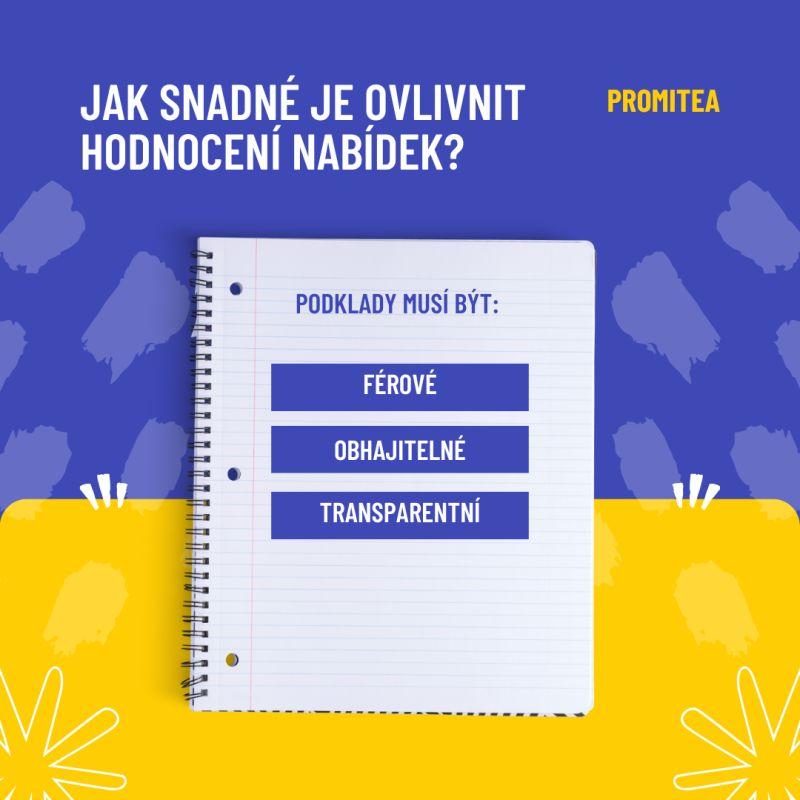 Jak snadné je ovlivnit hodnocení nabídek?